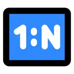 One To Many SVG Icon